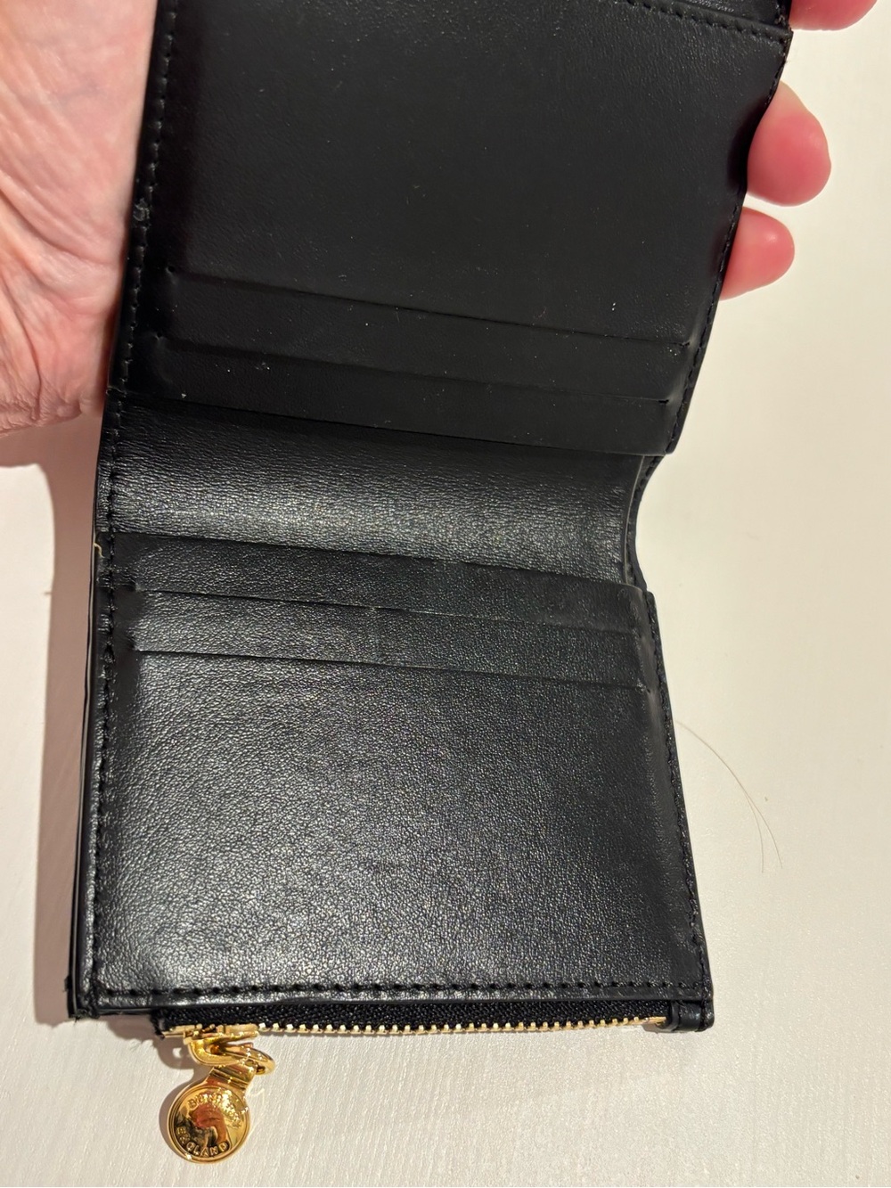 Burberry Compact Wallet Trifold Wallet Women Accessory Original Collection 🖤EUC - Picture 9 of 15